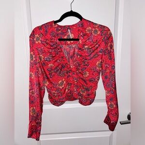 Free People Floral Top